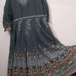 Biba Anarkali Kurta With Dupatta