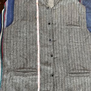 Grey Woollen Waistcoat