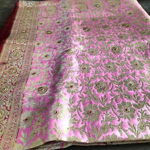 😱🔥New Stone Wark Banarasi Saree 💓💓