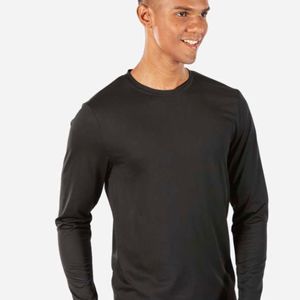 Champion Black Long Sleeve T Shirt