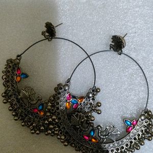 Peacock Ear Rings