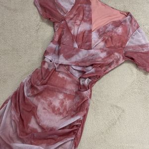 Tie Dye Bodycon Dress