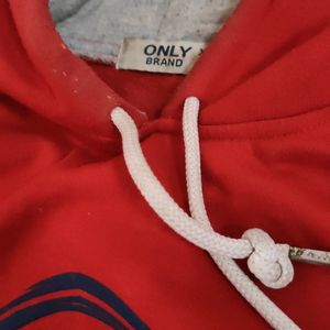 red hoodie