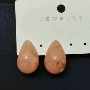 Marble Drop Earrings