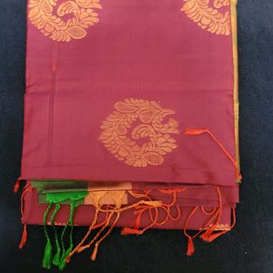 New Art Silk Saree With Blouse Piece Attached