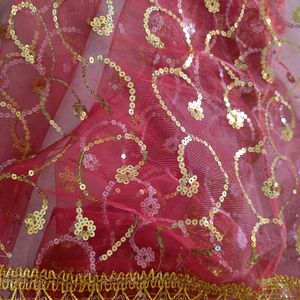 Red Bridal Dupatta