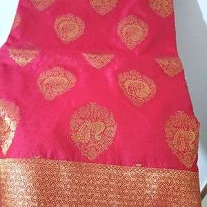 💥🆕️ Red Soft Silk Saree