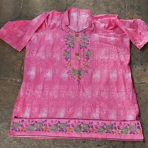 Heavy Embroidered Short Kurti