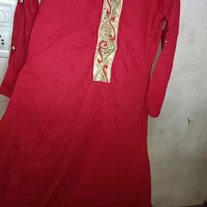 Red Long Frock