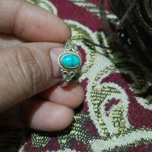 925 Sterling Silver Ring Turquoish Stone