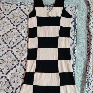 Black And White Bodycon Dress