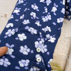 Blue Flowers Top