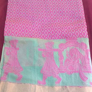 Silk Cotton Saree And Salwar