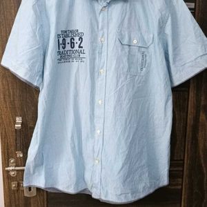 Branded Short Sleevs Cotton Shirt