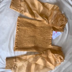 Golden Fancy Top