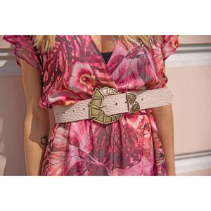 GUESS Floral Printed V-Neck Flutter Sleeves Wrap