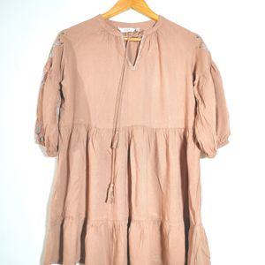 Nude Embroidered Tops (Women's)