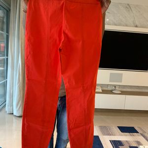 Brand New Orange Trouser