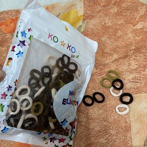 Multi Mini Hair Elastic Bands Set