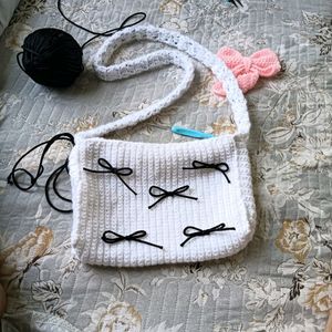 Girls Crochet Handbad