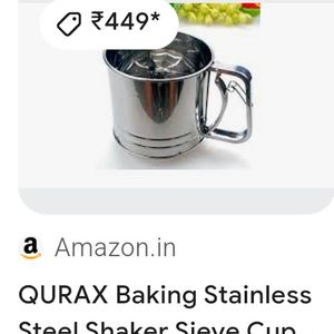 Stainless Steel Flour Sifter Shaker