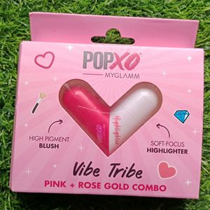 Pop Xo Vibe Tribe- Blush + Hilighter Combo