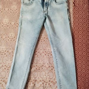 FADED BLUE COLOUR DENIM