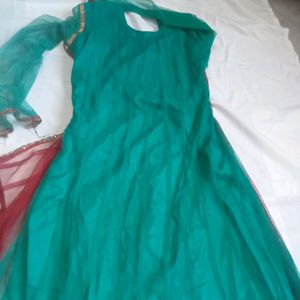 Gown With Dupatta