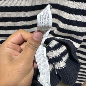 Zara Man Denim Couture Knitted Sweater