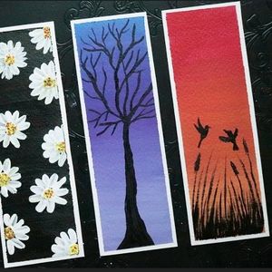 Painted Bookmarks