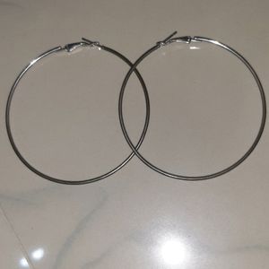 Silver Plated Hoop Earrings