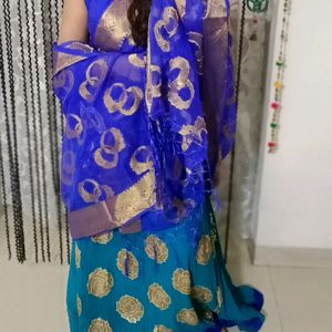 Blue Fancy Dupatta