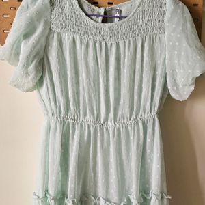 Fame Forever Mint Green Dress