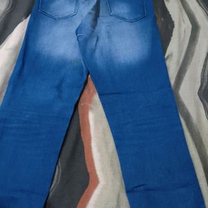 Blue Skinny Jeans, Waist:26