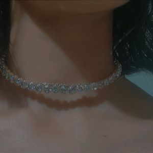 Diamond Studded Choker With studs