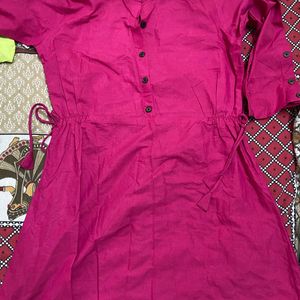 Pink Party Wear Kurti