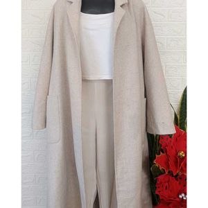 Imported Beige Overcoat