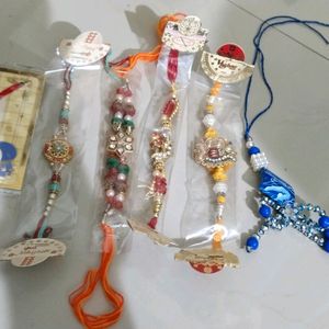 6 Pcs Beautiful Rakhi