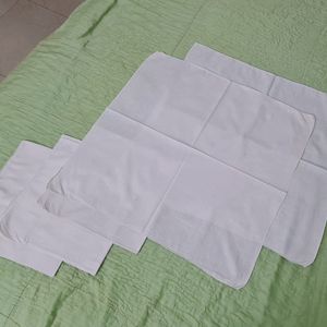 5 White Table Covers