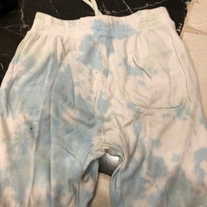 Blue & white Tie Die Joggers