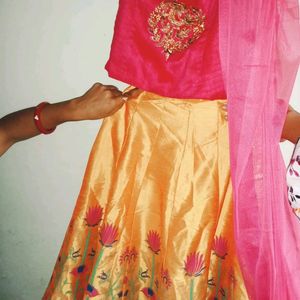 A BEAUTIFUL LEHENGA FOR GIRLS