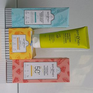 Combo Of Dot&key 4 Sunscreen, Moisturizer, Cream