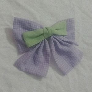 Cute Purple Bow Clip