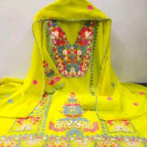 Combo Of 3 Suits Heavy Embroidery Work Pakistani