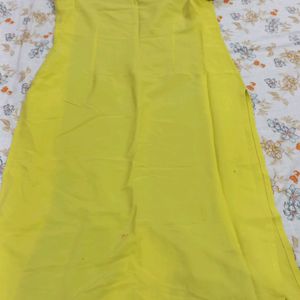 Westside Lemon And Black Kurti