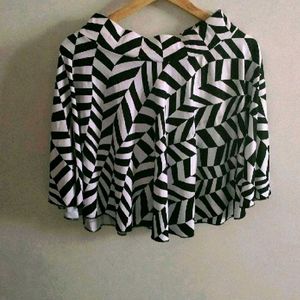 Geometric Skater Skirt