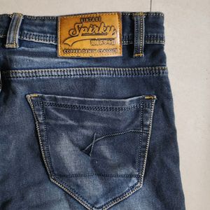 Navy Blue Denim Jeans Spirky Vintage Classics