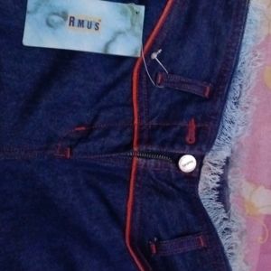 Girls Navy Blue Jeans