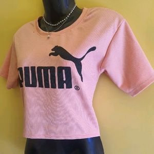 PUMA printed Crop Top