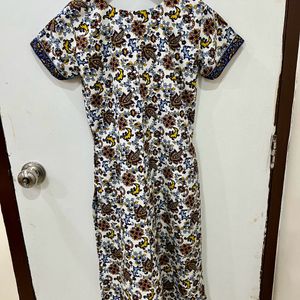 Floral Multicolor Kurta- M Size